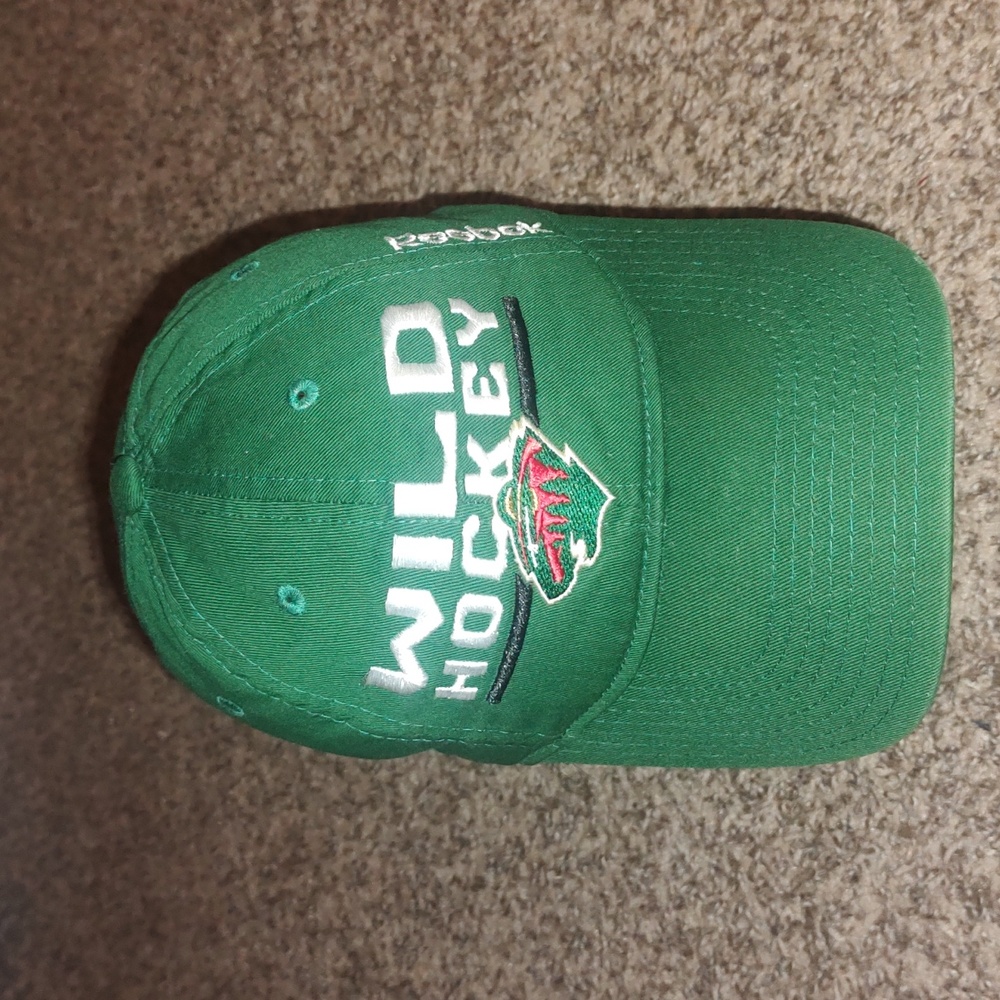Reebok Center Ice Collection NHL Minnesota Wild Embroidered Snapback Hat